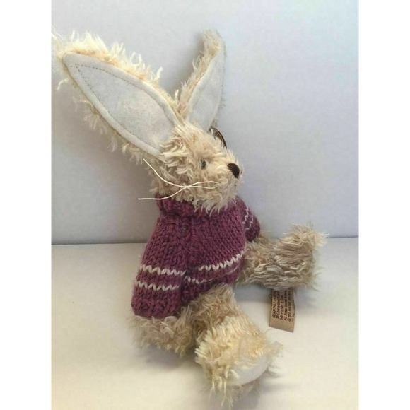 1997 Heartfelt Bunny Rabbit by Julia Shi Collectibles Stuffed Animal Plush Toy - Picture 9 of 11